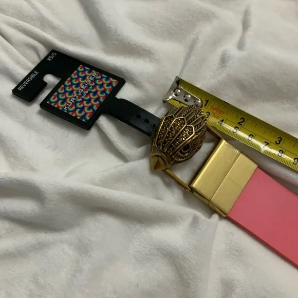 Kurt Geiger | Accessories | Pink And Gold Belt With Owl  display picture 1